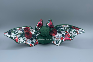 
            
                Load image into Gallery viewer, Christmas Floral Bat
            
        